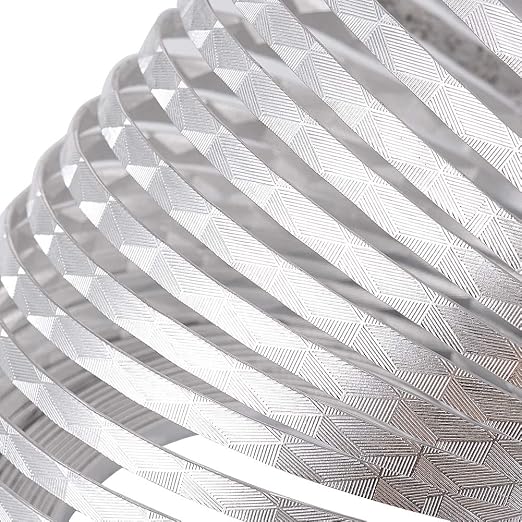 Fashewelry 32.8 Feet 5mm Aluminum Flat Artistic Wire Silver Bendable Metal - Image 5