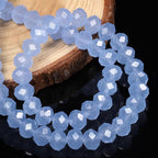 500pcs 6mm Crystal Glass Beads for Jewelry Making Faceted Rondelle Flat - Image 6