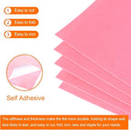 MECCANIXITY Adhesive Felt Sheets, Felt Fabric Crafts Back Adhesive Felt Sheets - Image 4