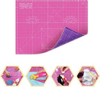 Self Healing Cutting Mat A2 18"x 24" Double Sided Pink Mat by ShinyMerry