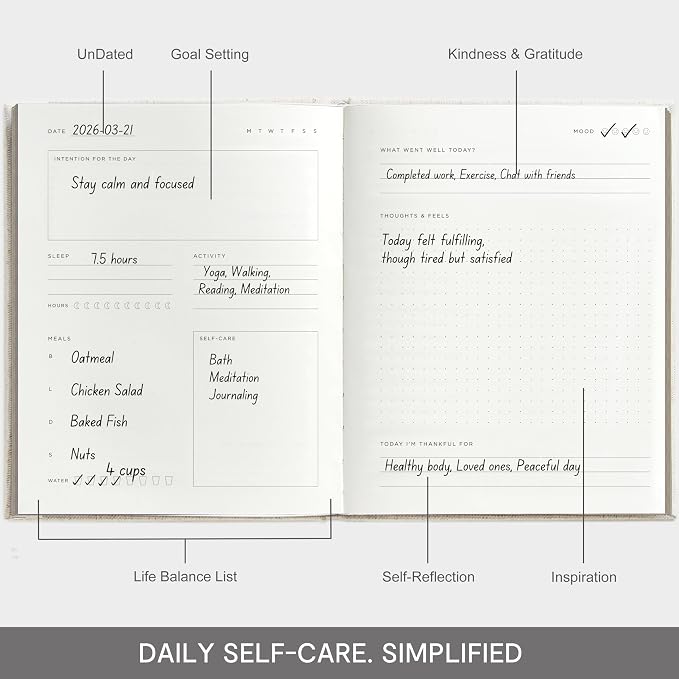 And Per Se Wellness Journal – 91-Day Self Care & Mental Health Planner | Track - Image 3