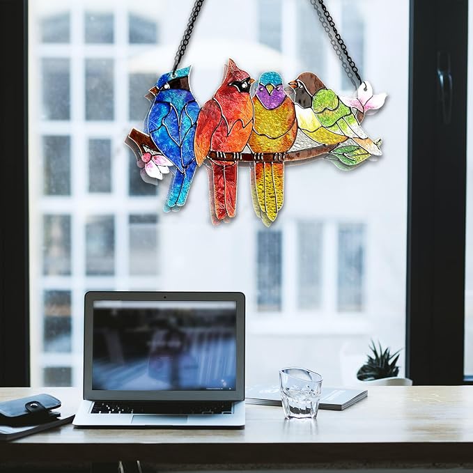 DASTOLL Stained Glass Window Hanging - Image 4