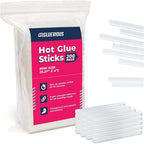 Mini Hot Glue Gun Sticks, 200 Pack by Gluerious
