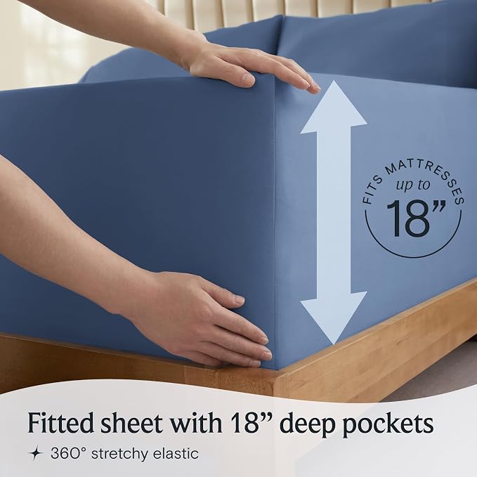 LuxClub Twin XL Sheets - Image 7