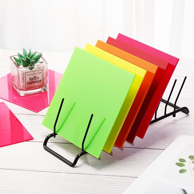 Geetery 30 Pack Colored Acrylic Sheets 1/8" Thick - Image 4