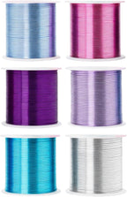 Mandala Crafts 18 GA Turquoise Pink Assorted Anodized Aluminum Craft Wire | 450 - Image 2
