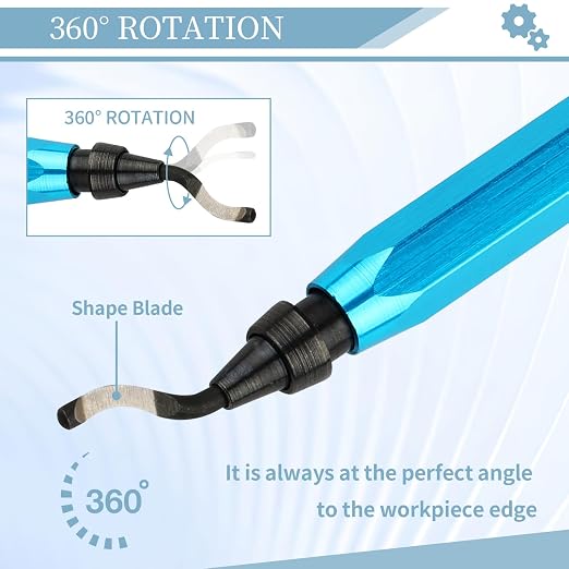 Deburring Tool with 12 High Speed Steel Blades, Deburring Tool 3D Printing - Image 3