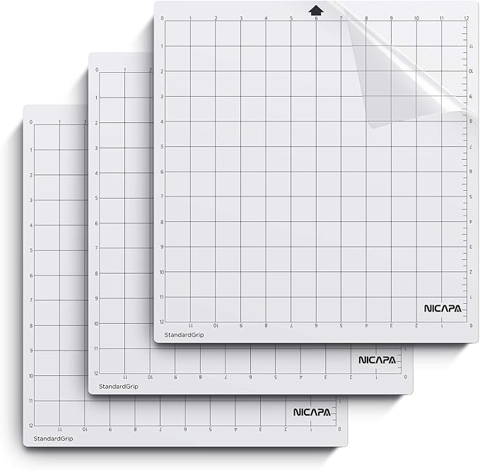 StandardGrip Cutting Mat for Silhouette Cameo 4/3/2/1 Standard Adhesive Sticky by NICAPA