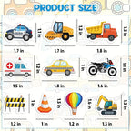 300Pcs Transportation Foam Stickers, Self-Adhesive Truck Cartransportation - Image 7