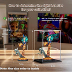 Clear Acrylic Display Case for Collectibles Assemble Doll Display Case - Image 3