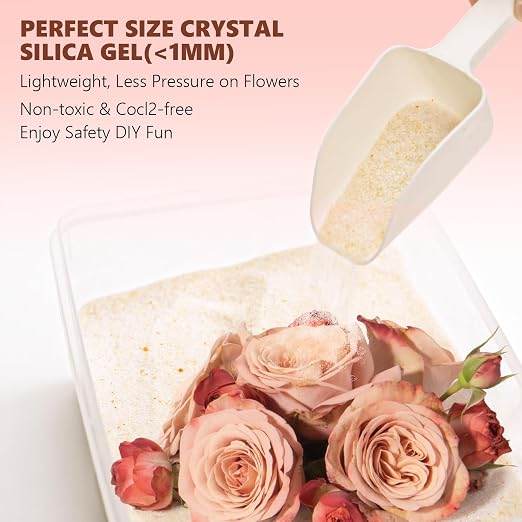 Silica Gel Flower Drying Crystals, 2LBS Flower Drying Silica Gel Crystals - Image 2
