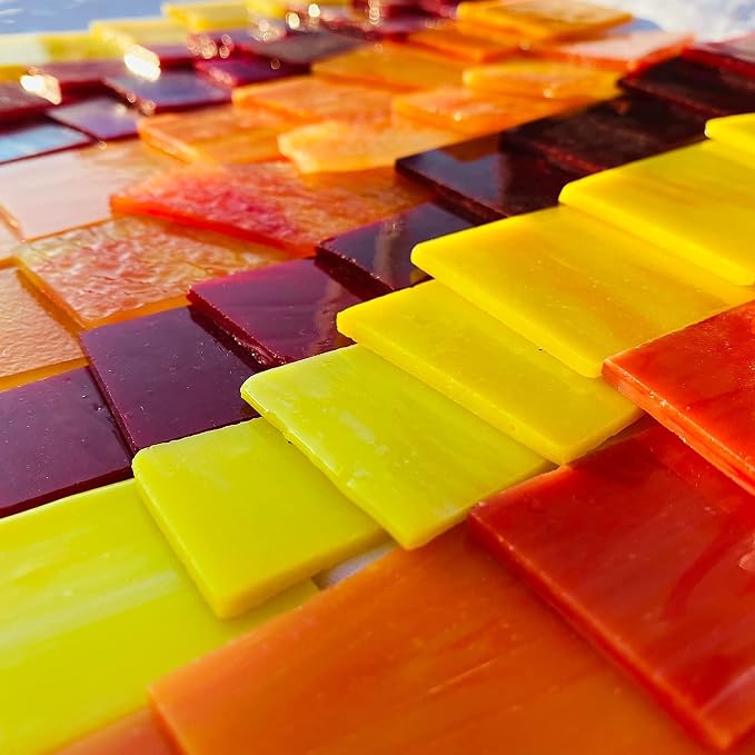 Stained Glass Scraps Sheets, Mosaic Tiles - Image 4