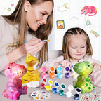 Goody King Paint Your Own Cat & Dinosaur Lamp Kit, Arts & Crafts - Image 4