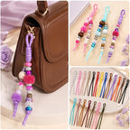 20 PCS Rope Keychain Paracord for Keychain Making Paracord Keychains Kit | - Image 6