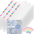42 Pack 12x12 Scrapbook Paper Storage Organizer w/120 Label Stickers, Photos by Sxaffayc