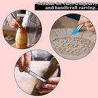 15PCS Silicone Clay Sculpting Tool, Pottery Tools Modeling Dotting Tool Resin - Image 3
