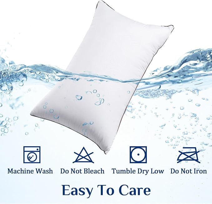 JOLLYVOGUE Pillows Queen Size for Sleeping, Soft and Supportive Bed Pillow - Image 7