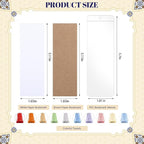 60 Sets Kraft Paper Blank Bookmarks - Image 2