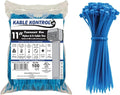 Kable Kontrol Fluorescent Blue Zip Ties 11 Inch 100 Pcs, 50 Lbs Tensile Strength by KABLEKONTROL%C2%AE
