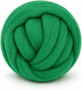 3.53oz Wool Roving: Needle Felting Wool White Roving Wool Felting Supplies Pure by Gipony