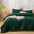 weigelia Queen Comforter Set Boho Emerald Green Comforter - Image 6