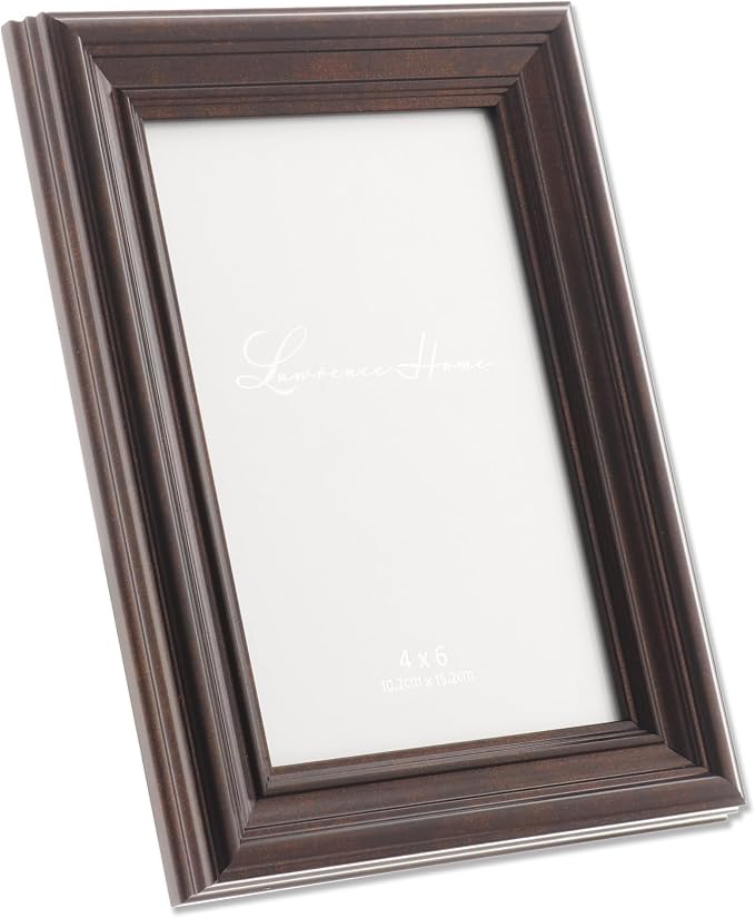 Lawrence 535546 4x6 Classic Detailed Oil Rubbed Bronze Picture Frame - Image 3