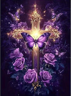 Religious Stamped Cross Stitch Kits by Unknown