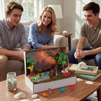 Teyva Daily 48 Pcs Dinosaur Diorama Kit Habitat Project Box Set 3D Dinosaurs - Image 4