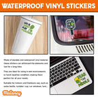 MAIANEY Funny Pickleball Sticker Pack, Water Bottles, Cute Pickleball Quotes - Image 3