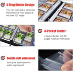 400 Pockets Zoro Card Binder for One Piece Zoro Cards, Portable Waterproof Card - Image 5