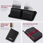 Nicpro Professional Miniature Painting Kit, Stay Wet Palette & 16PCS Detail - Image 6