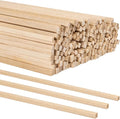 160Pcs Balsa Wood Sticks, 12 Inch Square Wooden Dowels, Hardwood Square Dowels by ZAUGONTW