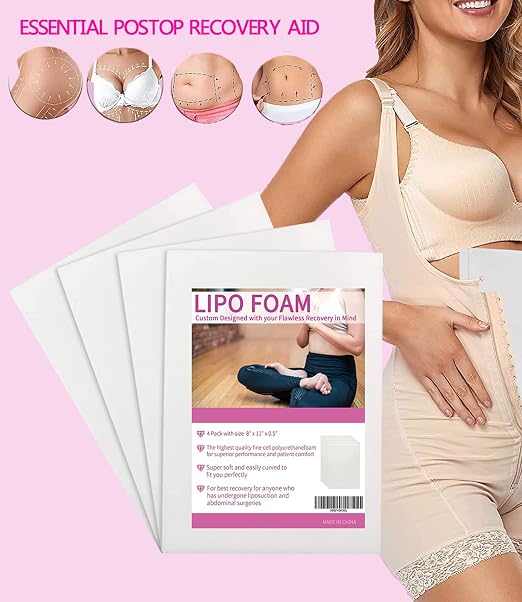 Lipo Foam Board 4Pack Liposuction Surgery waist-supports Foam Sheet - Image 4