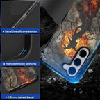 Case for Samsung Galaxy S23 Plus Case, Halloween Witch Moon Stained Glass - Image 4