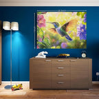 300 Pieces Puzzle for Adults, Hummingbird Flowers Large Pieces Jigsaw Puzzle - Image 6
