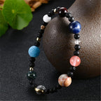 ONLYJUMP Planet Bracelet Solar System Universe Galaxy Bracelet Handmade Natural - Image 6