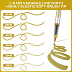 Metallic Acrylic Paint Markers, Fabric Paint, DIY Crafts - Image 2