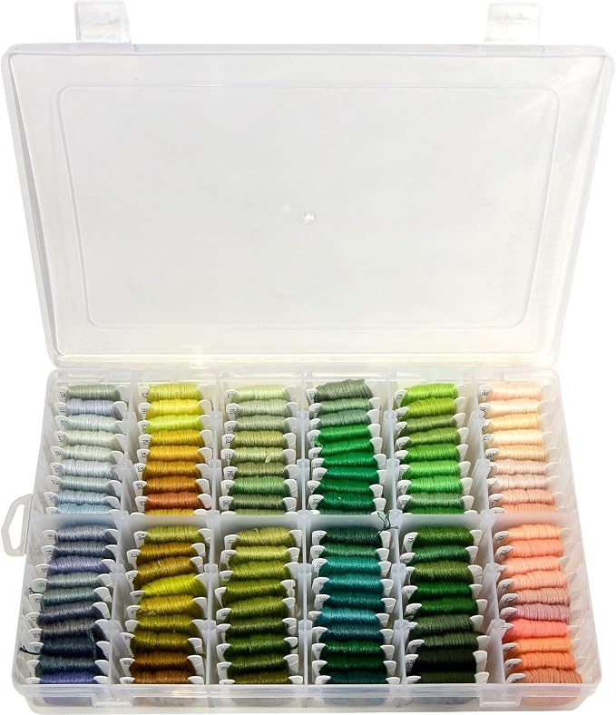 Embroidery Floss 447 Pre-Wound Threads on bobbins Fashionable Rainbow Color - Image 6