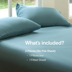 DOZ Sheet Set, 100% Viscose derived from Bamboo, Organically Grown, Buttery Soft - Image 2