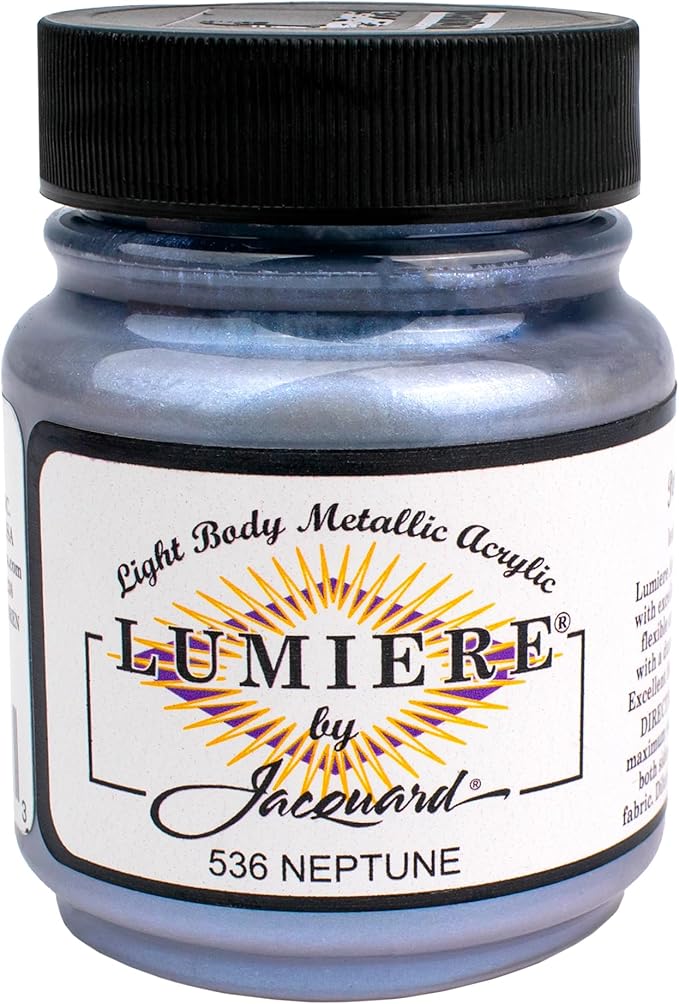 Jacquard Lumiere 2.25oz Fabric Paint Neptune by Jacquard