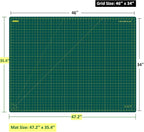 NEWBRAUG 36'' × 48'' Large Self Healing Cutting Double Sided 5-Ply Mat - Image 6