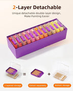 Redtwo 60 PCS Diamond Painting Storage Containers Trays, Detachable Trays - Image 4