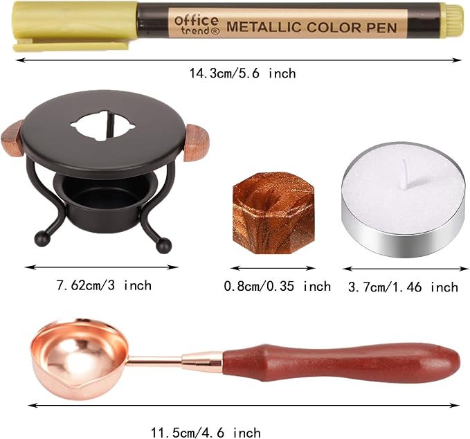 YIPLED 728PCS Wax Seal Stamp Kit - Image 2