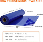 RENLITONG Royal Blue Iron on Vinyl 12Inch by 50ft Roll Heat Transfer Vinyl - Image 3