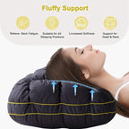 YOUR MOON Fluffy Support Bed Pillow Standard Size Set of 2, Super Soft Premium - Image 9