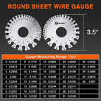 ZeeDix 4 Pcs Stainless Steel Metal Sheets Welding Thickness Gauge | Wire Gauge - Image 5