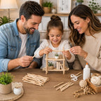 HOMSFOU 50Pcs Natural Wavy Wood Sticks - Image 4