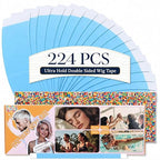 224pcs Wig Tape Double Sided Ultra Hold, Waterproof Lace Front Tape by Unknown