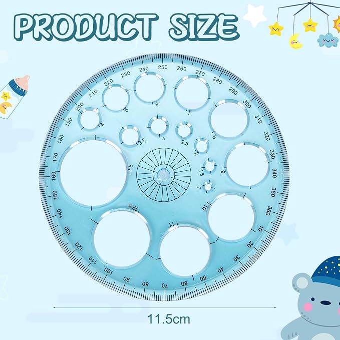 Circle Template Circle Round Stencil Templates - Image 2