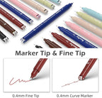 AECHY Colored Curve Highlighter Pens Set - Image 2